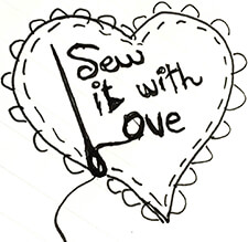 Creative Coup Branding Services Sew it with Love logo Before